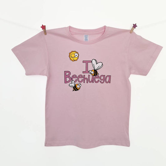 Camiseta para niña I love Brihuega